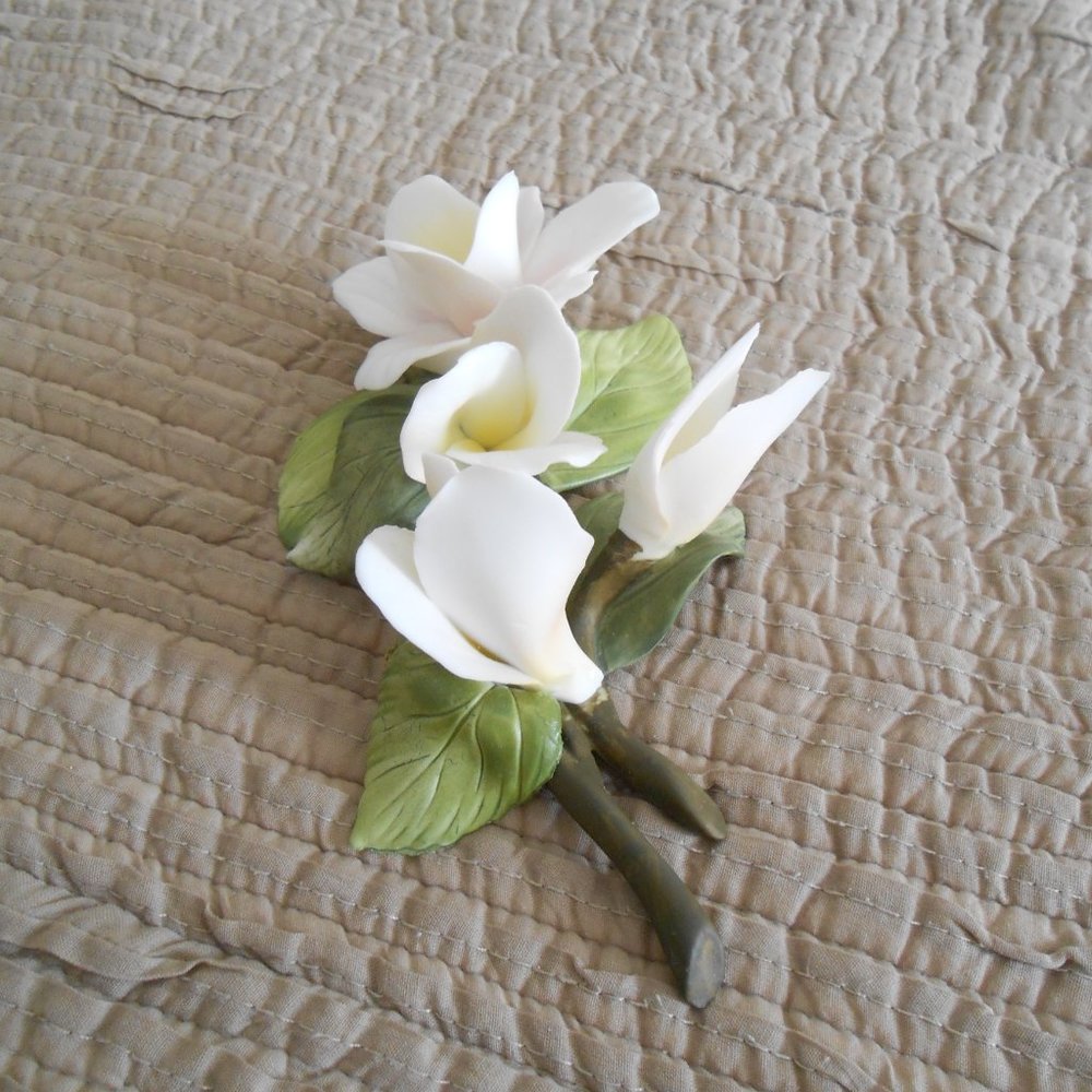 Bisque Porcelain Flower - Picture 2 of 8